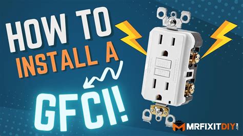 how to put a gfci outlet in a metal box|convert regular outlet to gfci.